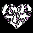 thumbnail image 2 of Cat Heart - Men's Word Art Hooded Sweatshirt, 2 of 3