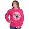 thumbnail image 4 of Country Strong Deer Southern Hunting Unisex Plus Fleece Graphic Sweatshirt Brisco Brands 4X, 4 of 5