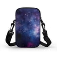 thumbnail image 2 of HELLHERO Zipper Closed Polyester Women Shoulder Bag Men, Women 4.33"x1.97"x7.09" Galaxy, 2 of 4