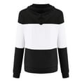 thumbnail image 5 of Xcmzpl Womens Hoodies Loose Fit Color Block Hooded Sweatshirt Trendy Sweater Tops Workout Long Sleeve Blouses Fall Fashion, 5 of 7