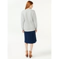 thumbnail image 2 of Free Assembly Women's Sweatshirt Pleated Mixy Dress, 2 of 5