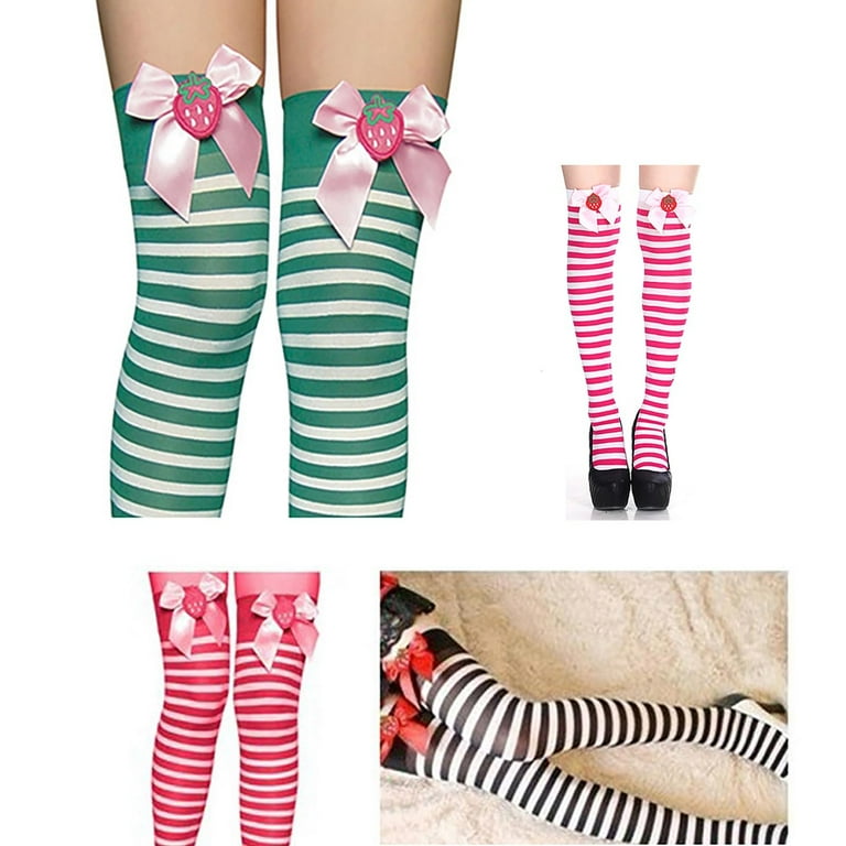 QASIEATN Stockings for Graceful Ladies Fashion Women Stripe Print Long Knee Socks Fancy Dress Funny Dress Up Props Women's Accessories Red - Walmart.com QASIEATN Stockings for Graceful Ladies Fashion Women Stripe Print Long Knee Socks Fancy Dress Funny Dress Up Props Women's Accessories Red - Walmart.com