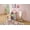 7#Pink, variant on DUOSONG Kids Funnel Maison Kids Bookcase With Toy Storage White MDF Furniture, 33.46 x 18.9 x 11.41 Inches