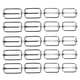 thumbnail image 1 of 20 hebillas deslizantes de ajuste rectangular de metal, hebillas de pasador de rodillo, ajustador de correa deslizante para bolsa de cinturón, Hugo Hebilla deslizante, 1 of 7