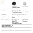 thumbnail image 2 of Google Nest / Thermostat d'Apprentissage Intelligent Wi‐Fi (4e Génération) - Argent Poli, 2 of 2