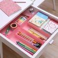 thumbnail image 3 of Bangcool Desk Drawer Organizers Plastic 3PCS Wide Drawer Storage Bins Vanity Drawer Trays, 3 of 10