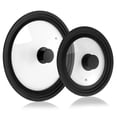 thumbnail image 4 of Universal Pan Lid for Pots Pans and Skillets, 2 Pack Pan Cover fit 7", 8", 9" & 10", 11", 12" Diameter Cookware, Silicone Replacement Pan Lid Pot Lids for Frying Pans, Cast Iron, Tempered Glass Lid, 4 of 7