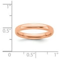 thumbnail image 5 of White Sterling Silver Ring Band Stackable Expressions Pink-plated Polished, 5 of 5