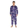 thumbnail image 6 of joogoo Turtles Purple Unisex Adults Onesies Pajamas Jumpsuits L, 6 of 7