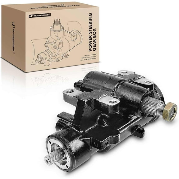 A-Premium Complete Power Steering Gear Box Gearbox Assembly Compatible with Dodge D100 D150 D200 D300 W100 W150 W200 Ramcharger & Plymouth Trailduster, 3.7L 3.9L 5.2L 5.9L 3.7L 4.0L, Replace# 4117497