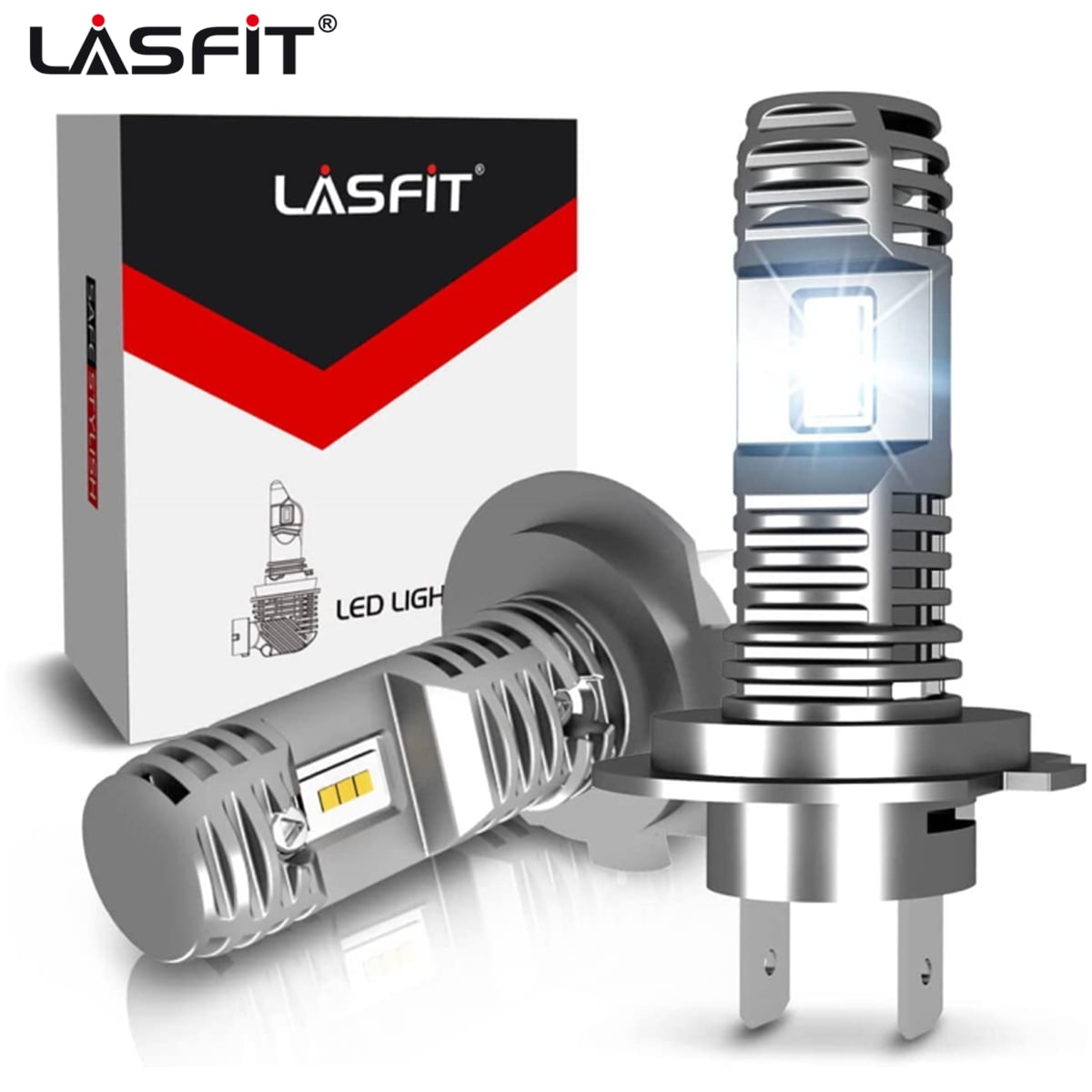 200W 9004 HB1 LED Headlight 20000LM White Hi/Low Beam 6500K Bulbs Kit Lumileds 