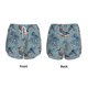 thumbnail image 3 of Balery Underwater Animals and Flowers Pantalones cortos deportivos para mujer con forro y dos bolsillos, elásticos, para entrenamiento, gimnasio, yoga-Medium, 3 of 7
