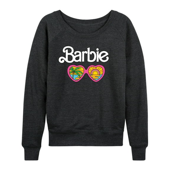 Barbie - Seeing Sunsets & Palm Trees Through Sunglasses - Women's Lightweight French Terry Long Sleeve Shirt