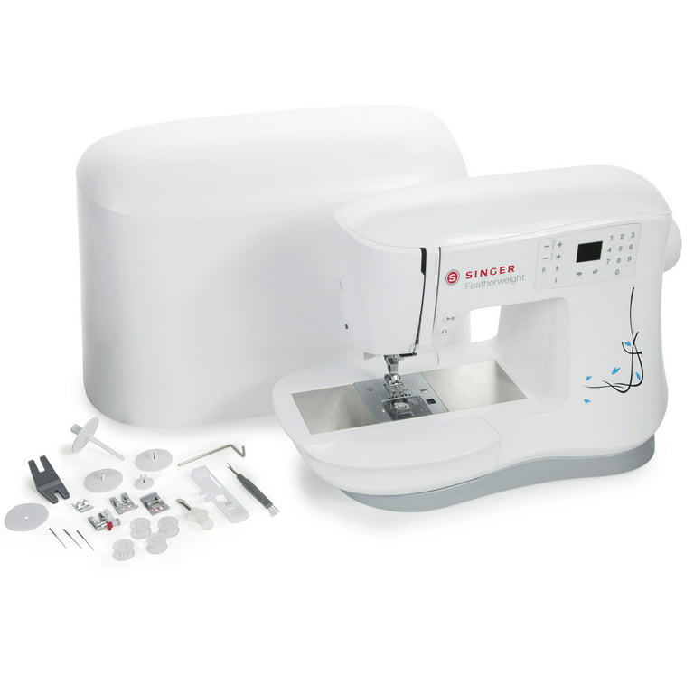 Stitches, Featherweight™ 70 Stitch Built-in Heavy & Touch SINGER® IEF Easy Frame, More Includes C240 Duty Metal Selection System,