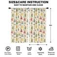 thumbnail image 2 of Blackout Kids Curtains,Princess Floral Garden Pattern Childrens Insulated Curtains Set Of 2,Bedroom Essentials,Toddler Room Decor 42"x84", 2 of 5