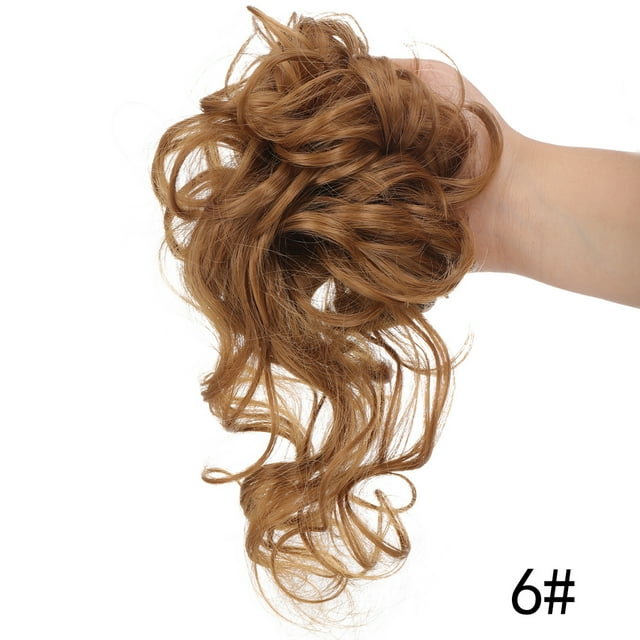 Yeacher Pièce de Cheveux Chignon Décoiffé Synthétique Chouchous Chignon Décoiffé Extensions