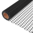 thumbnail image 1 of Unique Bargains 23.6 Inch x 5 Yard Openwork Flower Floral Bouquet Wrapping Mesh Paper, Black 1 Roll, 1 of 7