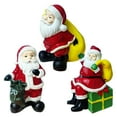 thumbnail image 4 of Shoreew Santa Claus Figurine Christmas Tabletop Resin Santa Sculpture with Gift Bag for Mantle Bookshelf Home Decor, 4 of 7