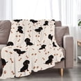 thumbnail image 6 of Dachshund Blanket Cute Soft Cozy Dachshund Fleece Blanket Warm Fuzzy Weiner Dog Paw Throw Blanket Dachshund Gifts Stuff for Women Kids Bed 40"X50", 6 of 6