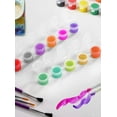 thumbnail image 3 of 10 unidades de paletas de pintura vacías de plástico transparente de 3 ml (6 cajas por caja) para crear herramientas de pintura y accesorios de dibujo., 3 of 3