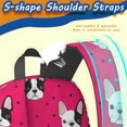 thumbnail image 5 of Boston Terrier and Polka Dot Red 17" School Backpacks for Teens,Waterproof Oxford Fabric,S-Shape Padded Straps for School,Travel,Hiking,Camping, 5 of 6
