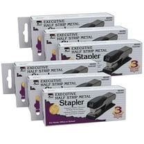 Charles Leonard Executive Half Strip Metal Stapler, 6 Count