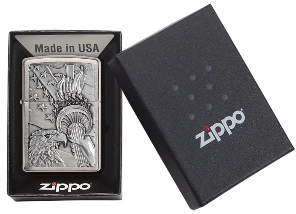 Zippo - Lion High Polish Chrome - Zippos Personalizados México