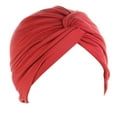 thumbnail image 1 of Turbans pour Femmes Nœud Pré-Noué Bonnet Bonnet Chapeaux, 1 of 4