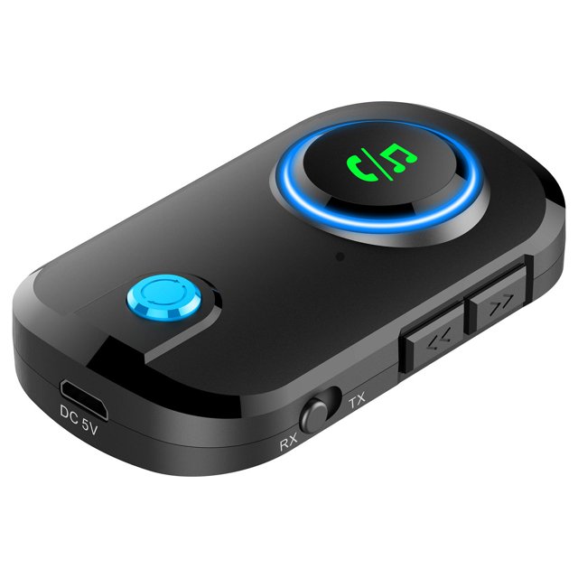 Receptor transmisor 5,0, para TV, adaptador de sonido inalámbrico portátil 2 en un adaptadores de coche receptor de 3,5mm para coches Jinwen Adaptador
