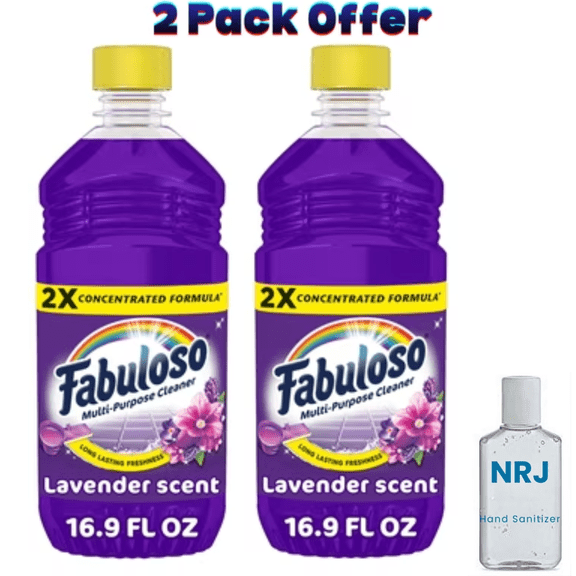 Fabuloso Multi Surface All Purpose Floor Cleaner, Lavender Scent, 16.9 fl oz