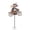 A, variant on KGJQ Spinning Clown Motorcycle Wind Spinner, Rotating Wheels Metal Kinetic Yard Art with Stake, Weatherproof Windmill Sculpture for Outdoor Lawn Patio Decor