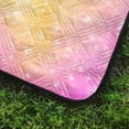thumbnail image 6 of Rainbow Outdoor Picnic BlanketsStar Sky Waterproof Picnic Blankets 60x80 Inches Large Sandproof Beach Blanket Foldable Outdoor Blanket for Camping on Grass Picnic Mat, 6 of 6
