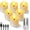 Style C, variant on Rechargeable Flameless Tea Light Candles with Timer Remote, 1.5"x2.2" Electric Fake Flickering Votive Candles for Aniversary Wedding Centerpiece Table Decor Funeral Halloween Christmas (6 Pack)
