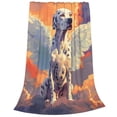 thumbnail image 2 of Sikiie Colorful Cloud Spotted Dog Ultra-Soft Micro flannel Blanket Luxury All Seasons Warm Blanket for Bedding Sofa and Travel (4 sizes)-60"x50", 2 of 7