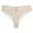 Beige, variant on Bovxnpu Womens Underwear Plus Size Panties, Lace Thongs for Women No Show Panties, Women's Satin Lace Underwear Breathable Bow Knot Hollow Low Waist Pants XXL