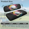thumbnail image 3 of Psesaysky Golf Cart Seat Covers for Club Car Front and Rear Seat Cushion, GOLF & GRIT Graffiti Universal Fit for Women Men Ezgo Golfcart Accessories, Breathable & Easy to Clean, 3 of 8