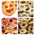 thumbnail image 4 of Galletas De Navidad De 4 Uds., Cortador De Galletas De Acero Inoxidable, Herramienta Para Hornear Galletas De Caramelo, Molde De Pastel Temático De Navidad Speravity HA044246-02, 4 of 6