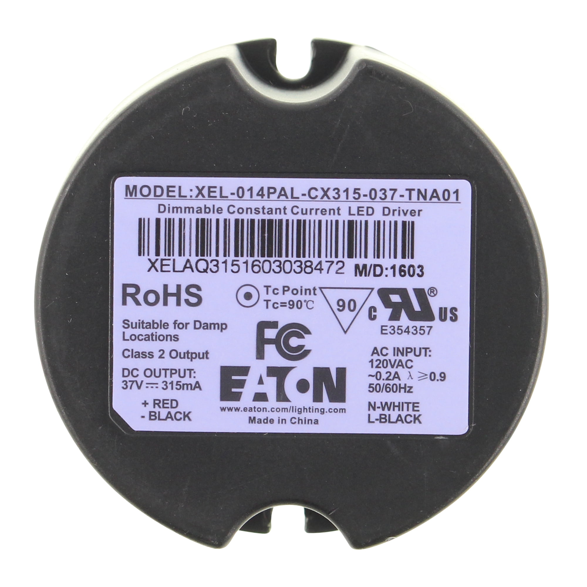 EATON XEL014PALCX315037TNA01 Dimmable Constant Current LED Driver