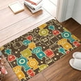 thumbnail image 4 of Cauagu Robot and Monsters Print Front Door Mat for Indoor Entrance 16x24 Inche,Absorbent Doormat Washable Carpet for Bathroom/Garage/Kitchen/Entry/Back, 4 of 7