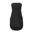 thumbnail image 4 of ICHUANYI Clearance Women Strapless Tank Top For Summer Tube Tops Casual Sexy Off Shoulder Holiday Blouse Top(Black, M) ICHUANYI WER2023081114968, 4 of 8