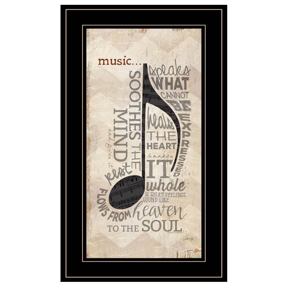 "Music" Framed Print Wall Art