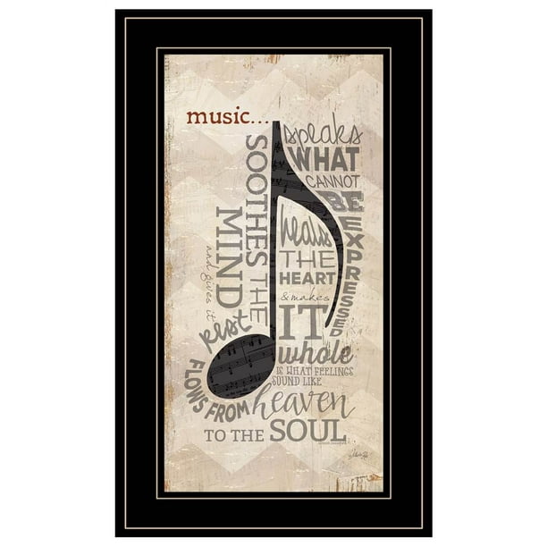 "Music" Framed Print Wall Art