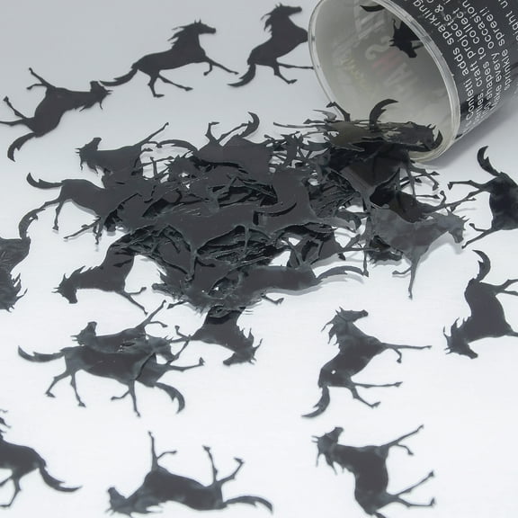 Confetti Horse Black - Pouch (1/2 oz) - CCP8973