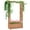 Brown#0, variant on Outdoor Garden Arch Outsunny 85" Wooden Garden Arbor for Wedding and Ceremony, Outdoor Garden Arch Trellis for Climbing Vines - Orange,Wooden Garden Arch