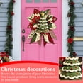 thumbnail image 3 of DIY Quilted Christmas Tree Door Decor Making Kit, Fabric Patchwork Holiday Wreath Craft Set, Hand‑Sew Wall Hanging Ornament for Christmas Home Decoration, 3 of 8