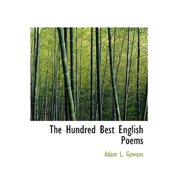 The Hundred Best English Poems Hardcover