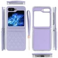 thumbnail image 7 of for Samsung Galaxy Z Flip 5 Case, Luxury PU Leather Wallet Protective Phone Case Card Holder Purse Phone Cover Case with Wrist Strap for Samsung Galaxy Z Flip 5 Shockproof Case, Purple, 7 of 7