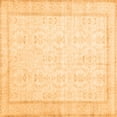 thumbnail image 1 of Ahgly Company Indoor Square Abstract Orange Contemporary Area Rugs, 6' Square, 1 of 1