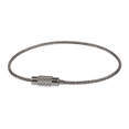 thumbnail image 4 of 300Pcs Stainless Steel Screw Locking Wire Keychain Cable Key Rings Outdoor Accessory, 4 of 5