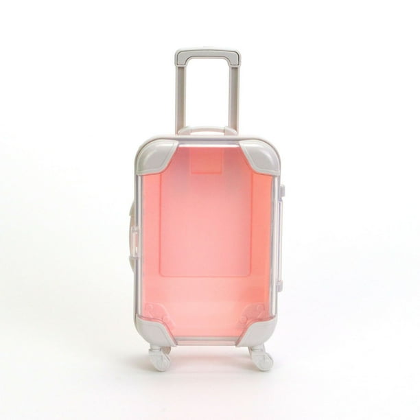 Maleta Pequeña Transparente, Simulación de Rompecabezas, Almacenamiento, Mini Viaje.